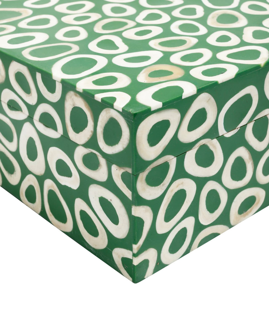 Boxes Ovoid Green Box Set of 2