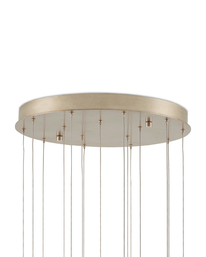 Pendants:Multi Polpo Blue 15-Light Round Multi-Drop Pendant