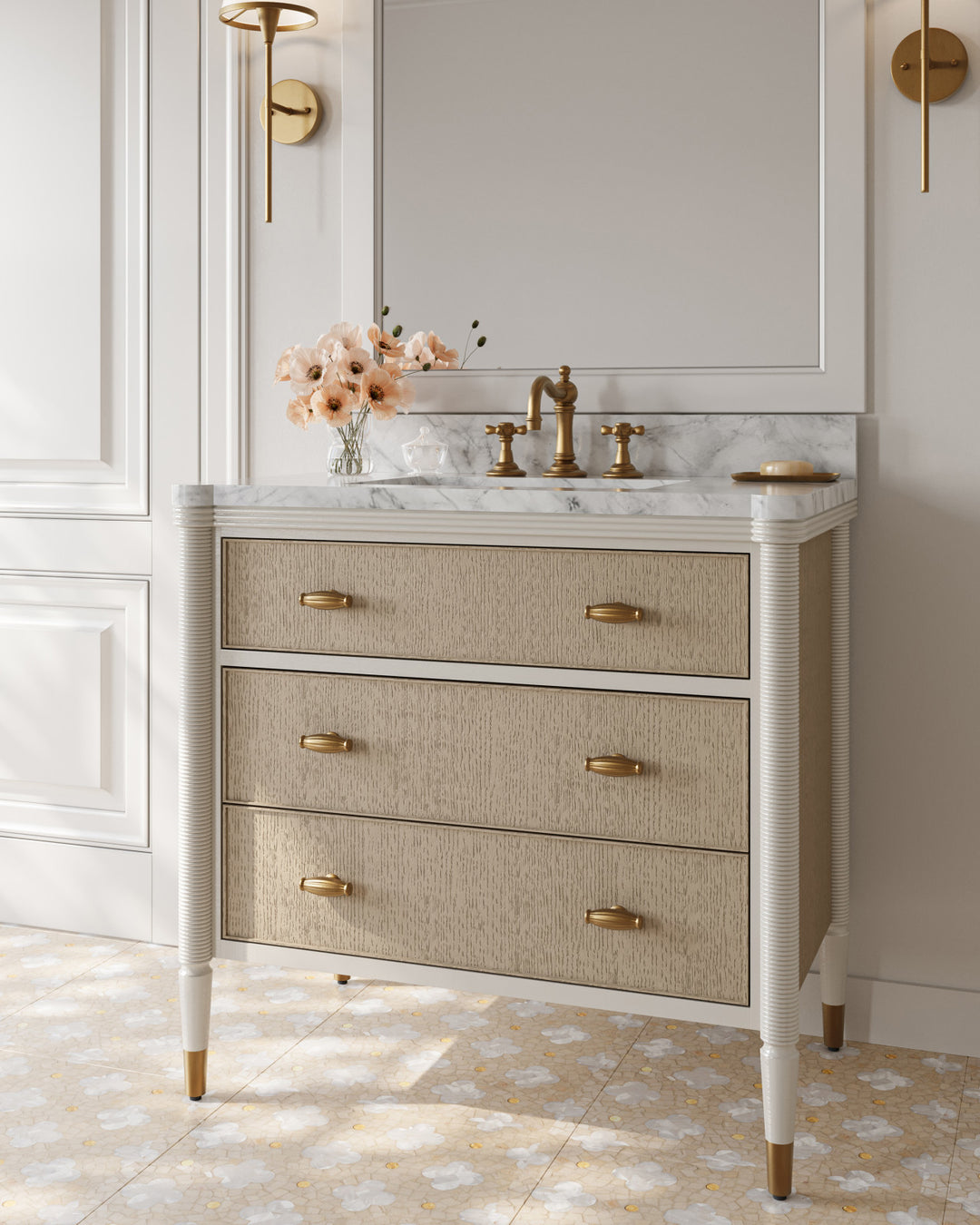 Aster 36" Vanity with Rectangular Undermount Sink