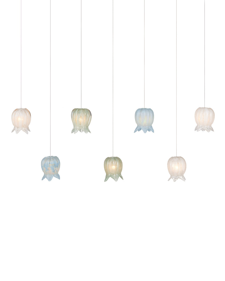 Pendants:Multi Polpo Misto 7-Light Linear Multi-Drop Pendant