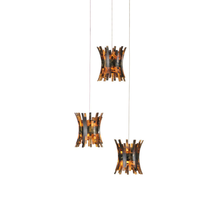 Alsop 3-Light Round Multi-Drop Pendant