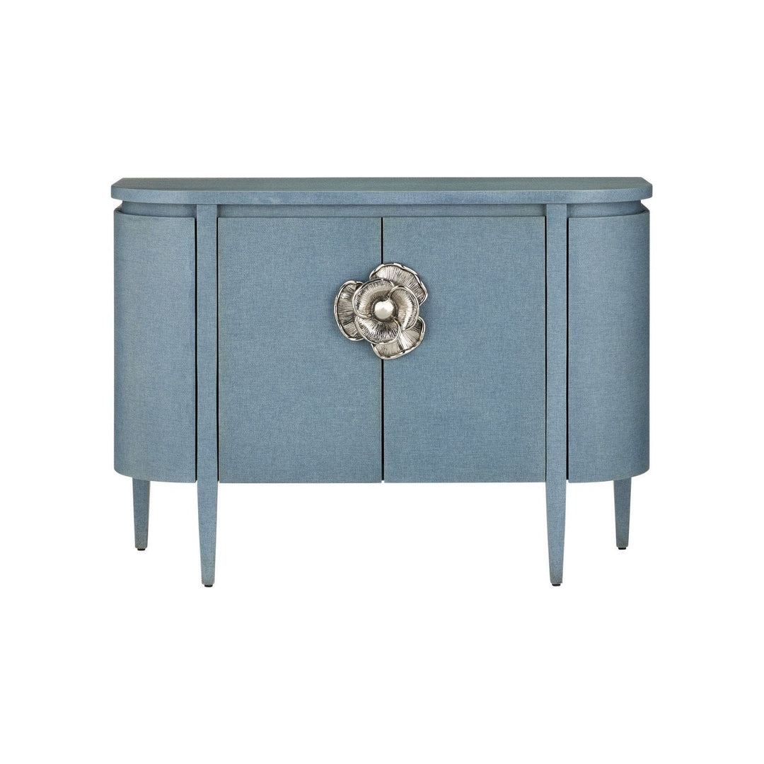 Briallen Blue Demi-Lune Cabinet