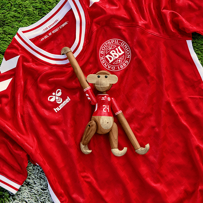 Kay Bojesen Monkey x DBU, Men's Jersey, Small, H: 7.3"