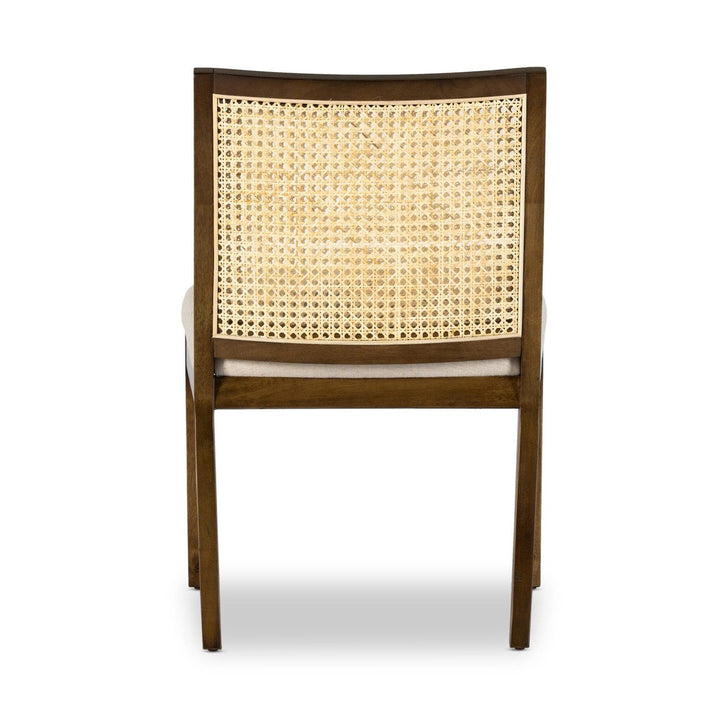 Angelina Cane Armless Dining Chair - Toasted Savile Flax