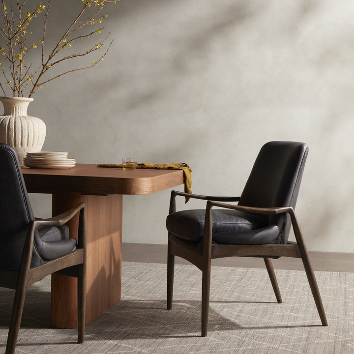 Gathered Dining Armchair - Durango Smoke