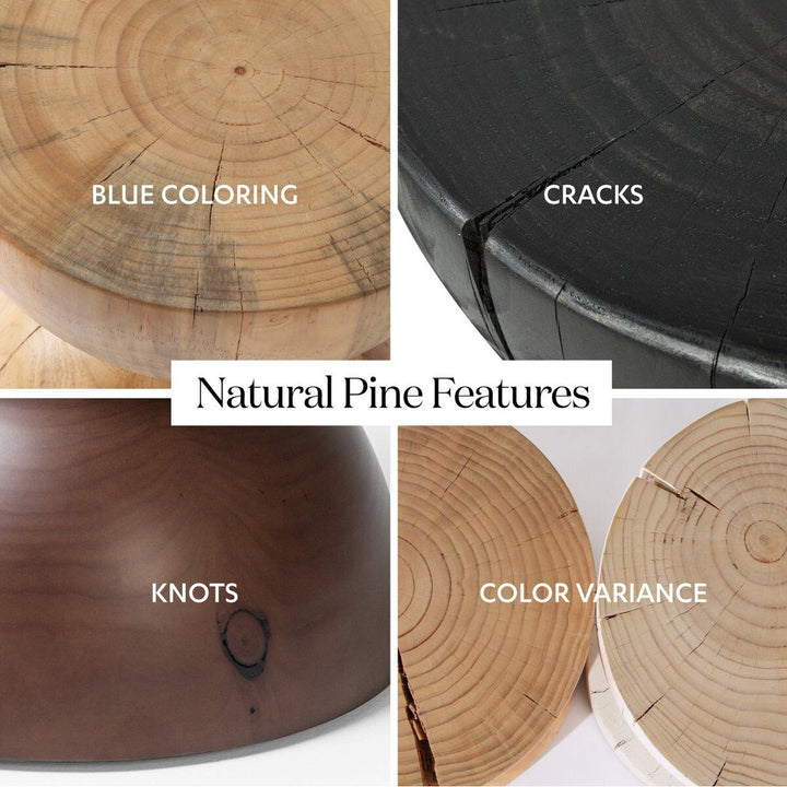 Delaney End Table - Black Pine