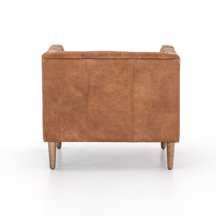 Wilson Leather Chair - Natural Washed Camel