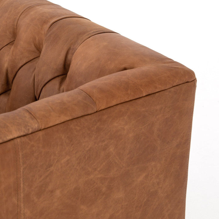 Wilson Leather Chair - Natural Washed Camel