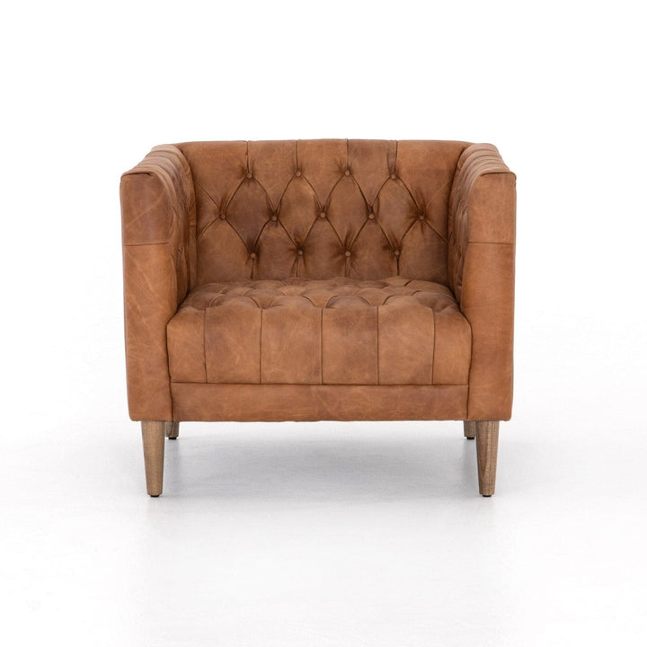 Wilson Leather Chair - Natural Washed Camel