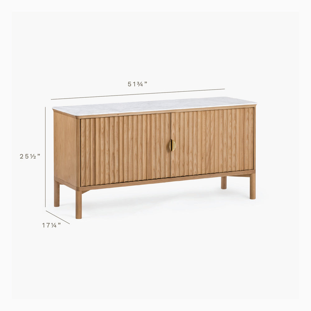 Co.House Olive Reeded Sideboard