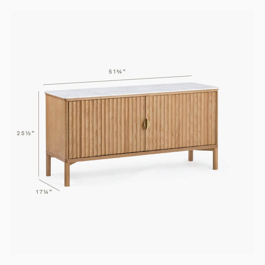 Co.House Olive Reeded Sideboard