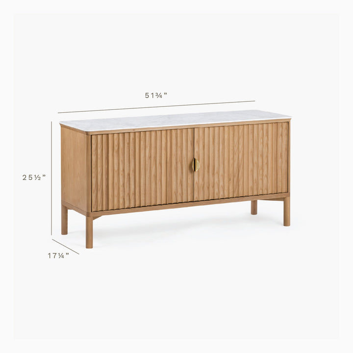 Co.House Olive Reeded Sideboard