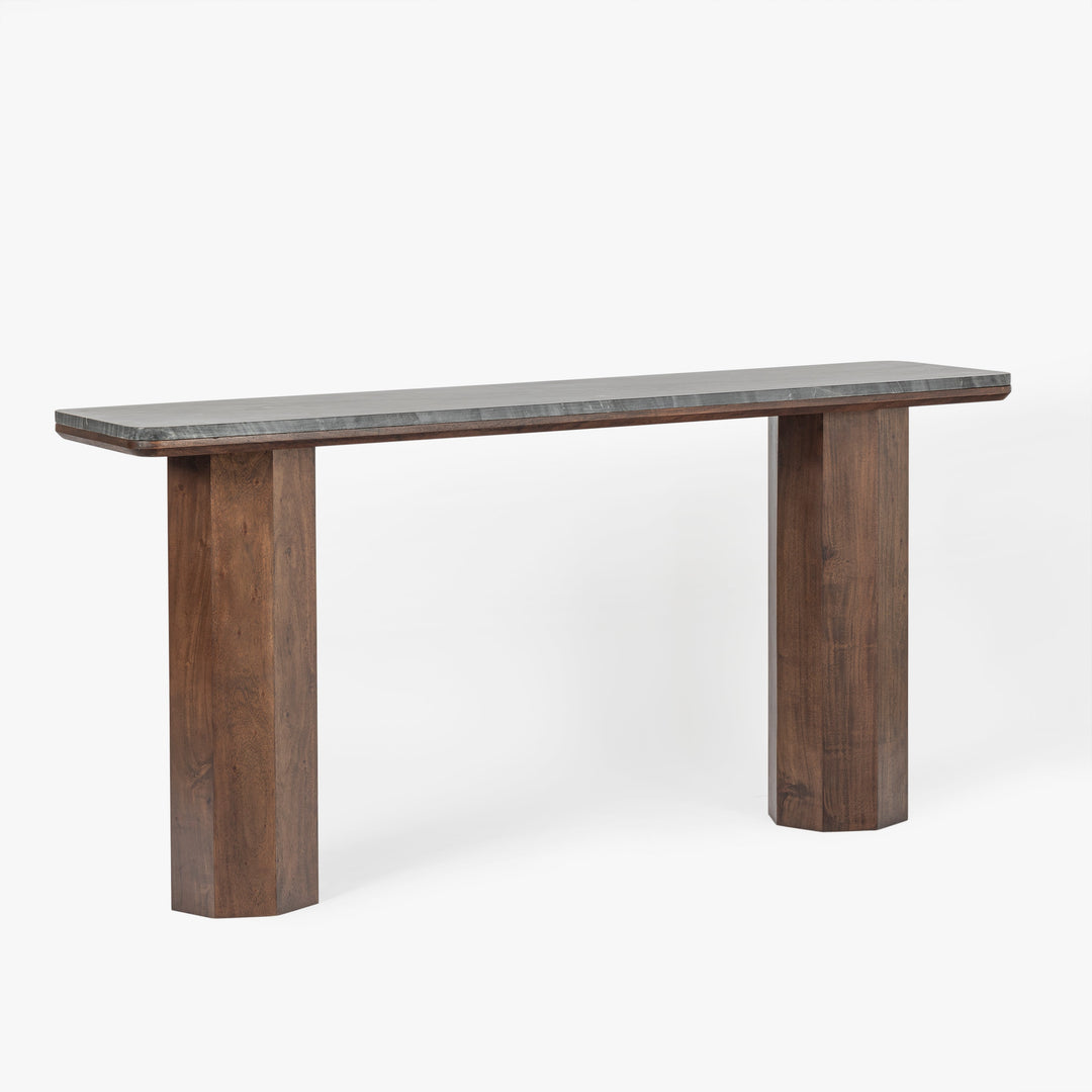 Co.House Hex Leg Marble Console Table