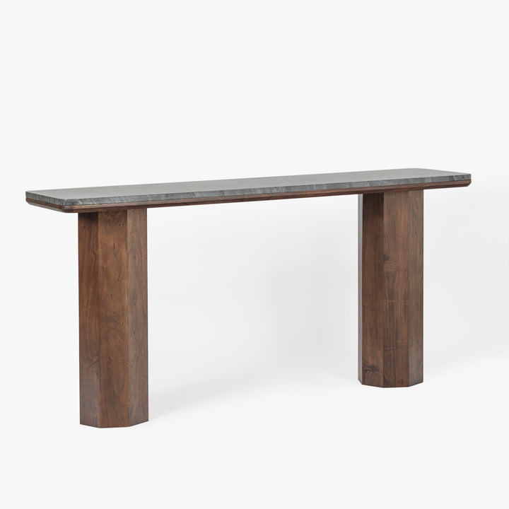 Co.House Hex Leg Marble Console Table