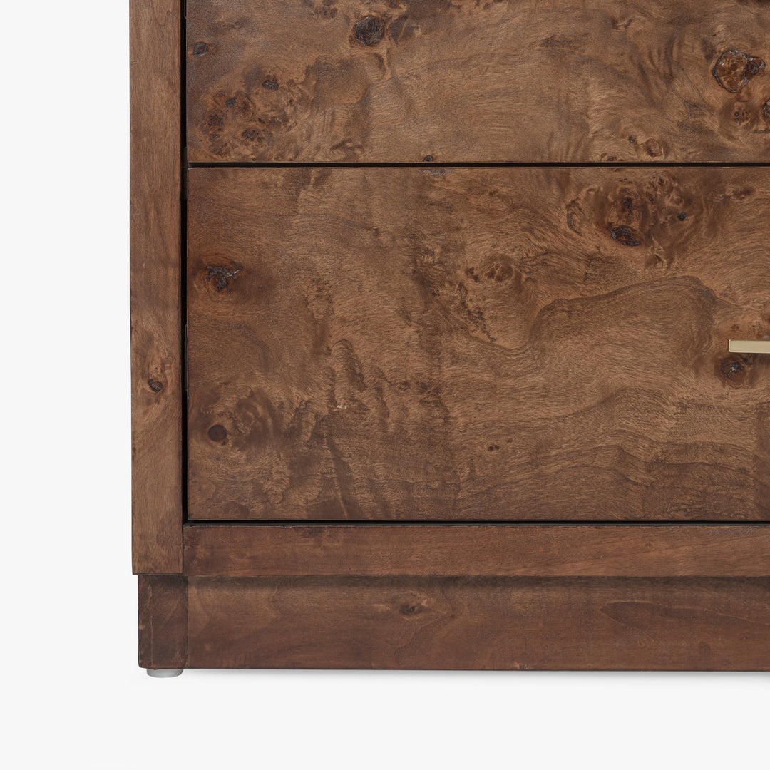 Co.House Wesley 6-Drawer Burl Dresser