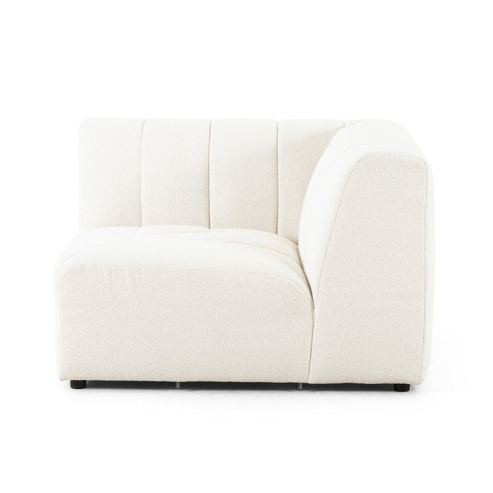 Build Your Own: Ashford Channeled Sectional - Corner Piece - Fayette Cloud