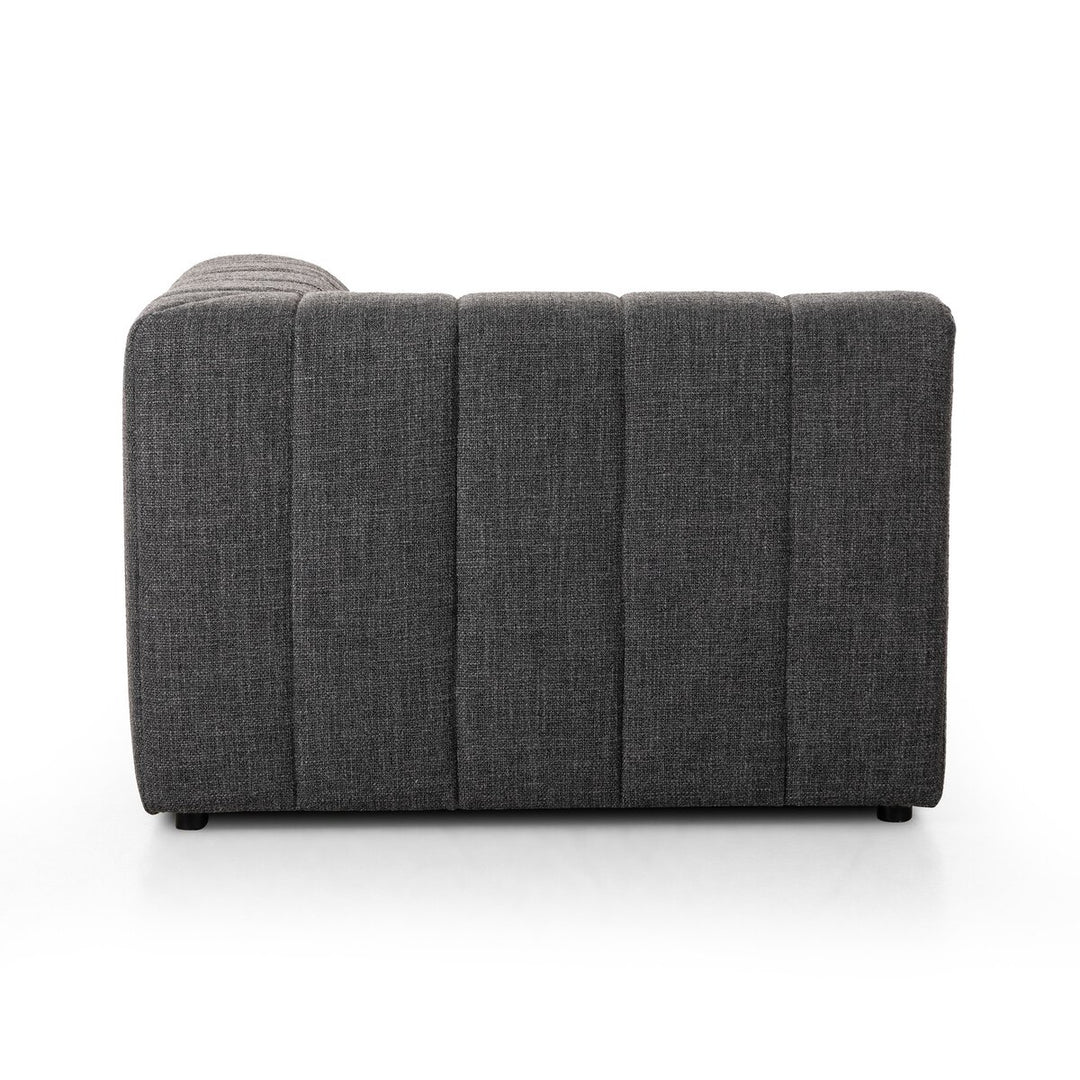 Build Your Own: Ashford Channeled Sectional - Corner Piece - Saxon Charcoal