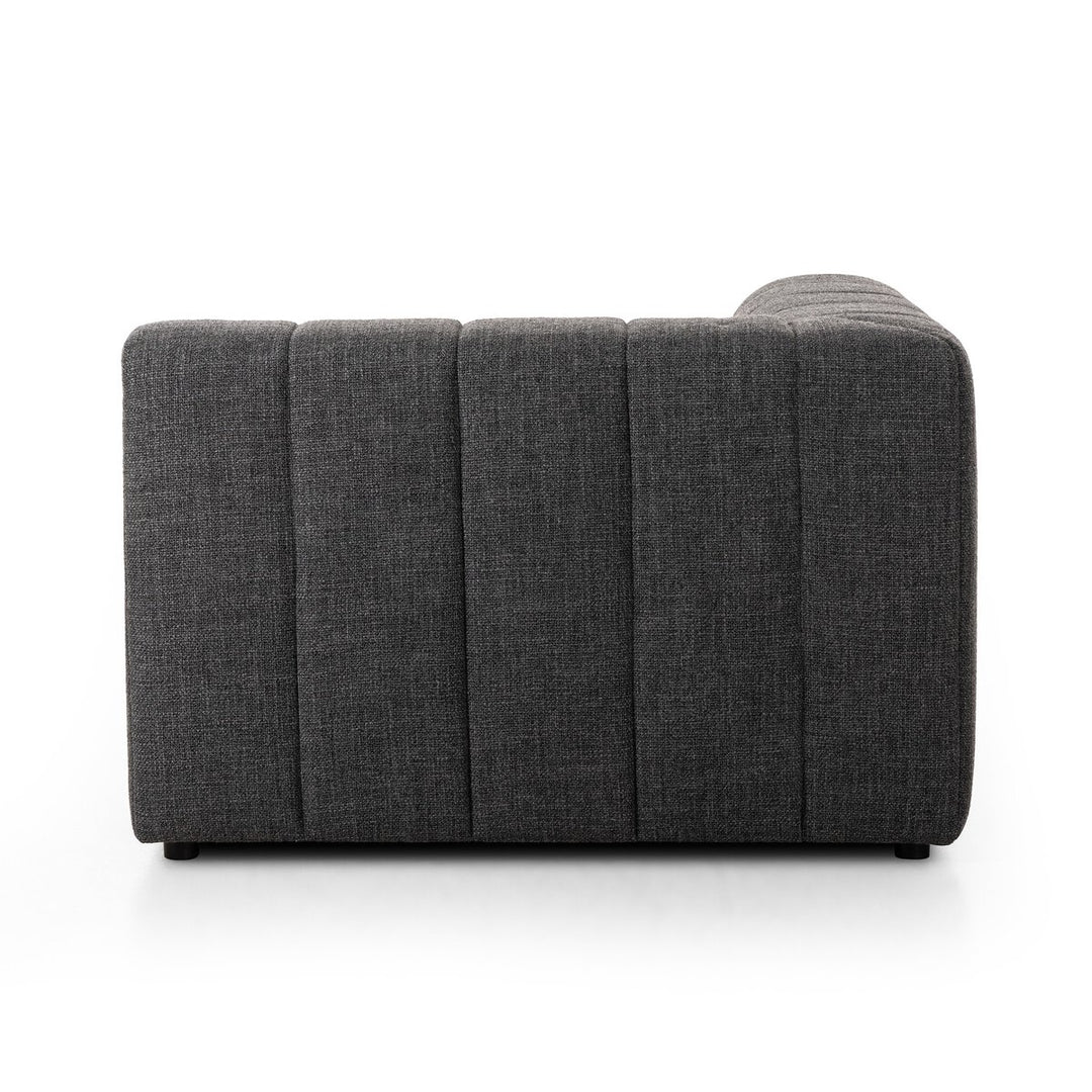 Build Your Own: Ashford Channeled Sectional - Corner Piece - Saxon Charcoal