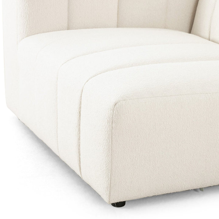 Build Your Own: Ashford Channeled Sectional - Laf Piece - Fayette Cloud