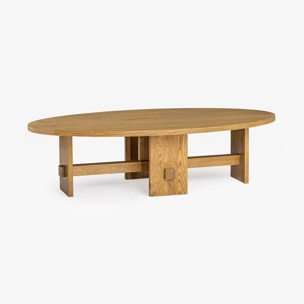Co.House Saguaro Oval Oak Coffee Table