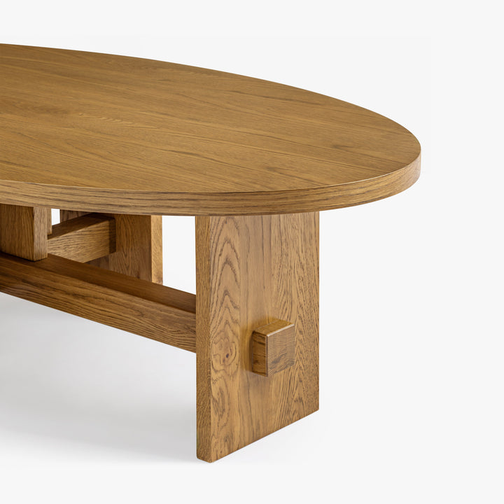 Co.House Saguaro Oval Oak Coffee Table