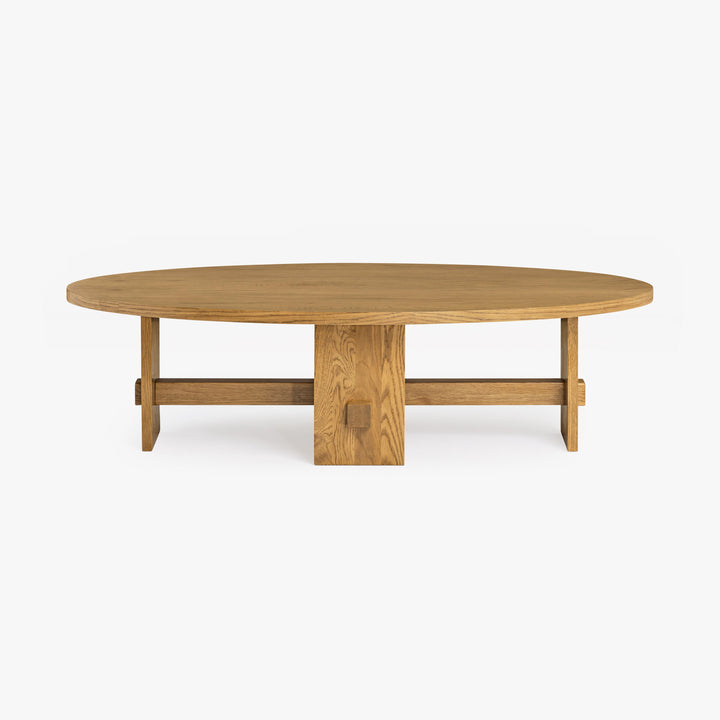 Co.House Saguaro Oval Oak Coffee Table