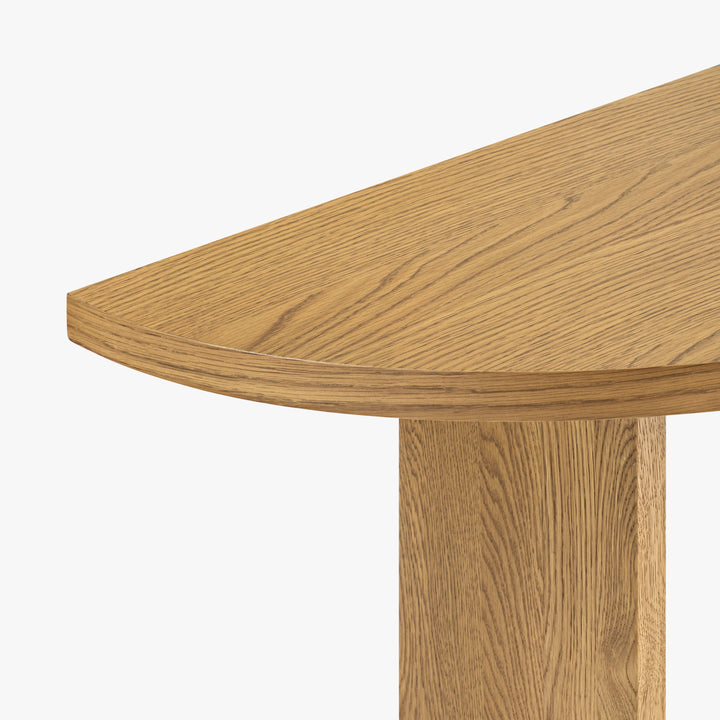 Co.House Saguaro Oak Demi-Lune Console