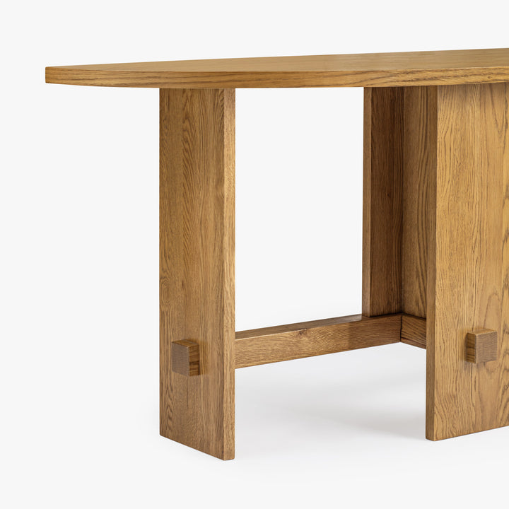 Co.House Saguaro Oak Demi-Lune Console