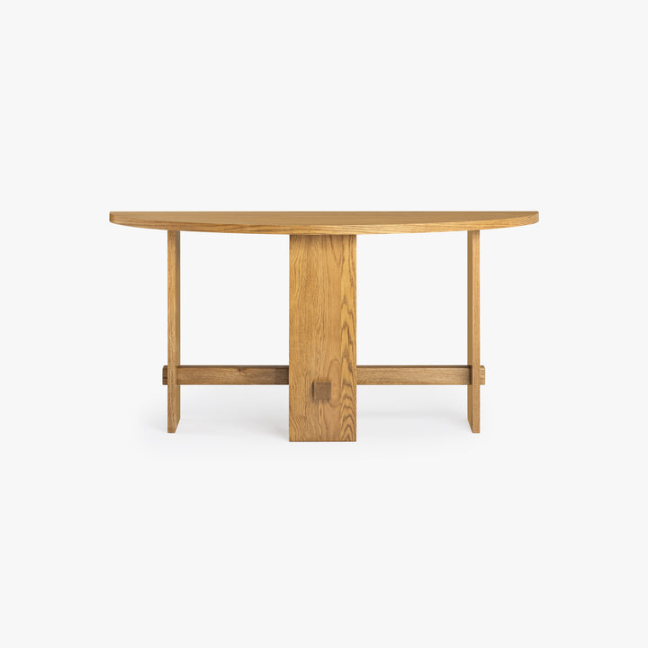 Co.House Saguaro Oak Demi-Lune Console