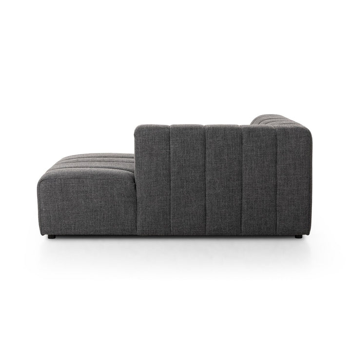 Build Your Own: Ashford Channeled Sectional - Right Chaise - Saxon Charcoal