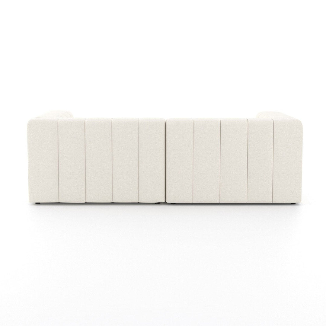 Logan Channeled 2-Piece Sectional - Fayette Cloud - LAF