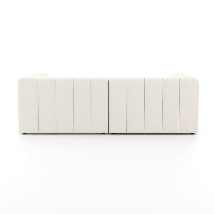 Logan Channeled 2-Piece Sectional - Fayette Cloud - LAF