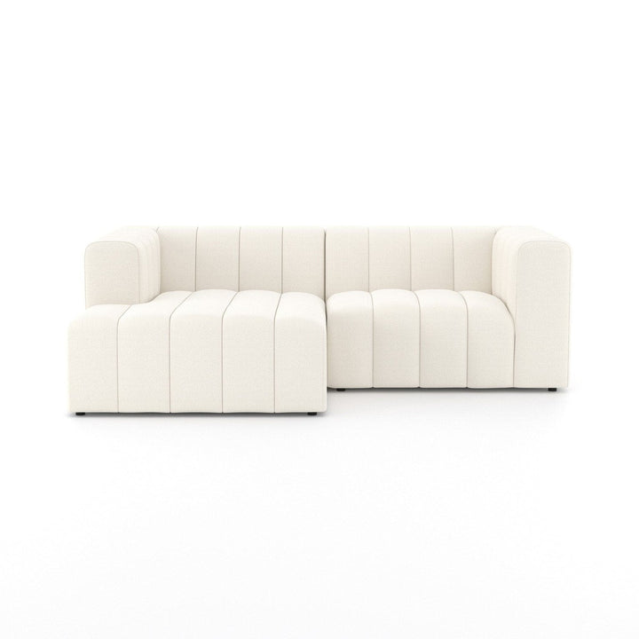 Logan Channeled 2-Piece Sectional - Fayette Cloud - LAF