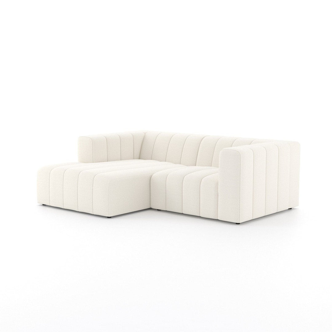 Logan Channeled 2-Piece Sectional - Fayette Cloud - LAF