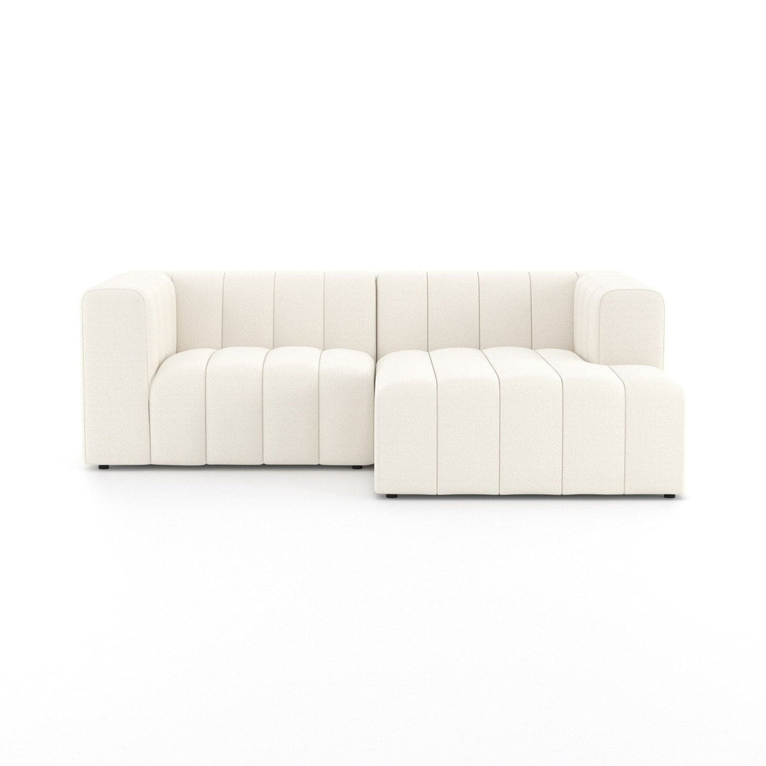 Logan Channeled 2-Piece Sectional - Fayette Cloud - RAF