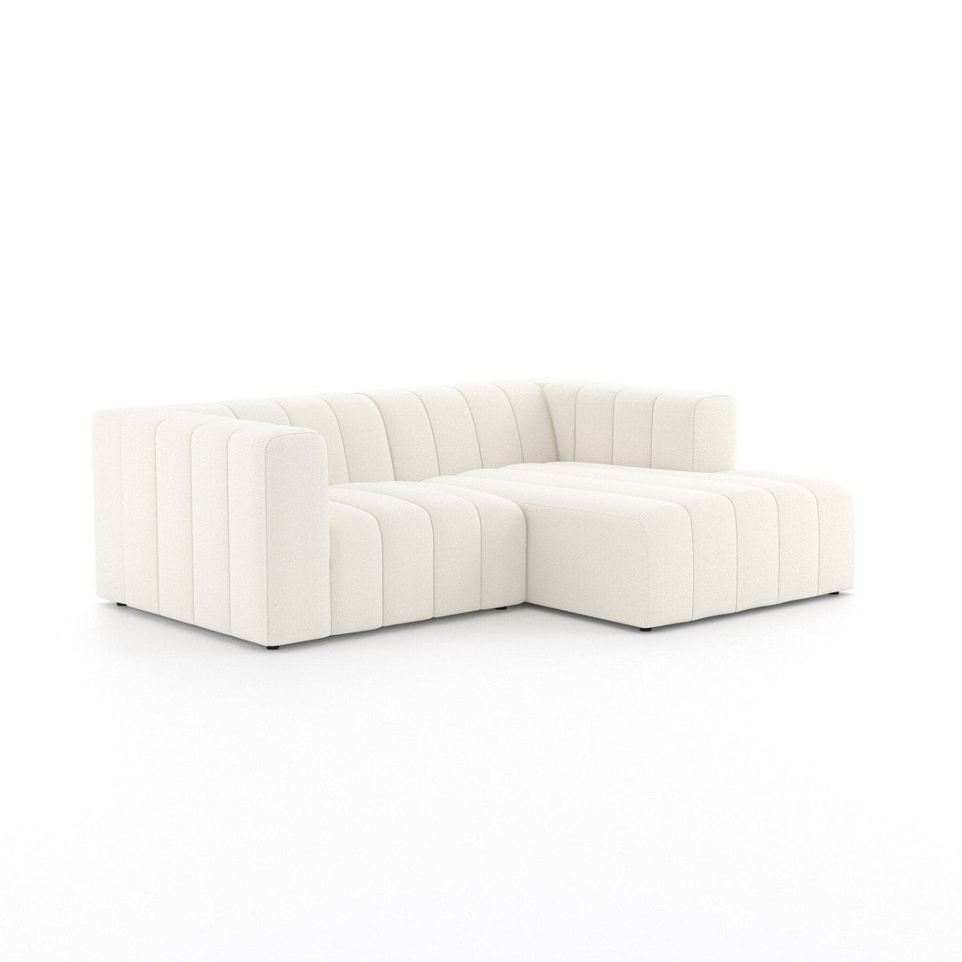 Logan Channeled 2-Piece Sectional - Fayette Cloud - RAF