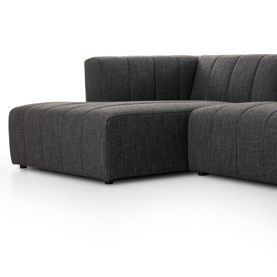 Ashford Channeled 5Pc Laf Chaise Sectional