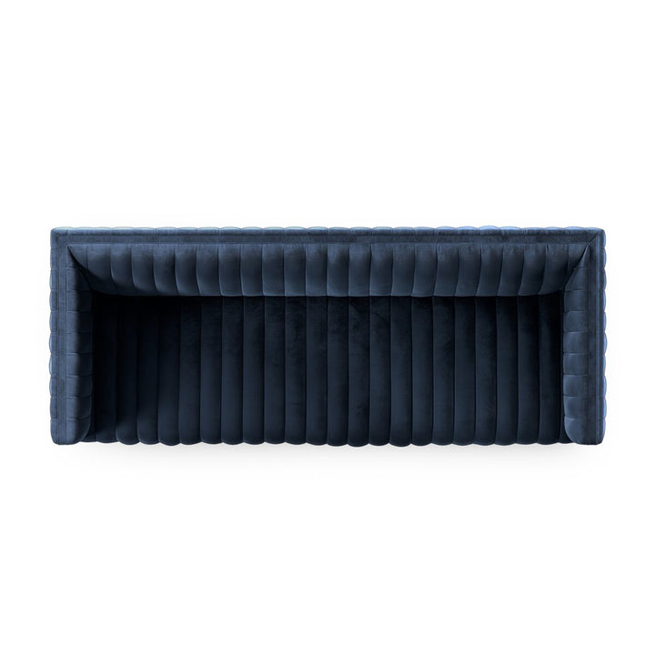 Donovan Sofa - Sapphire Navy - 88"