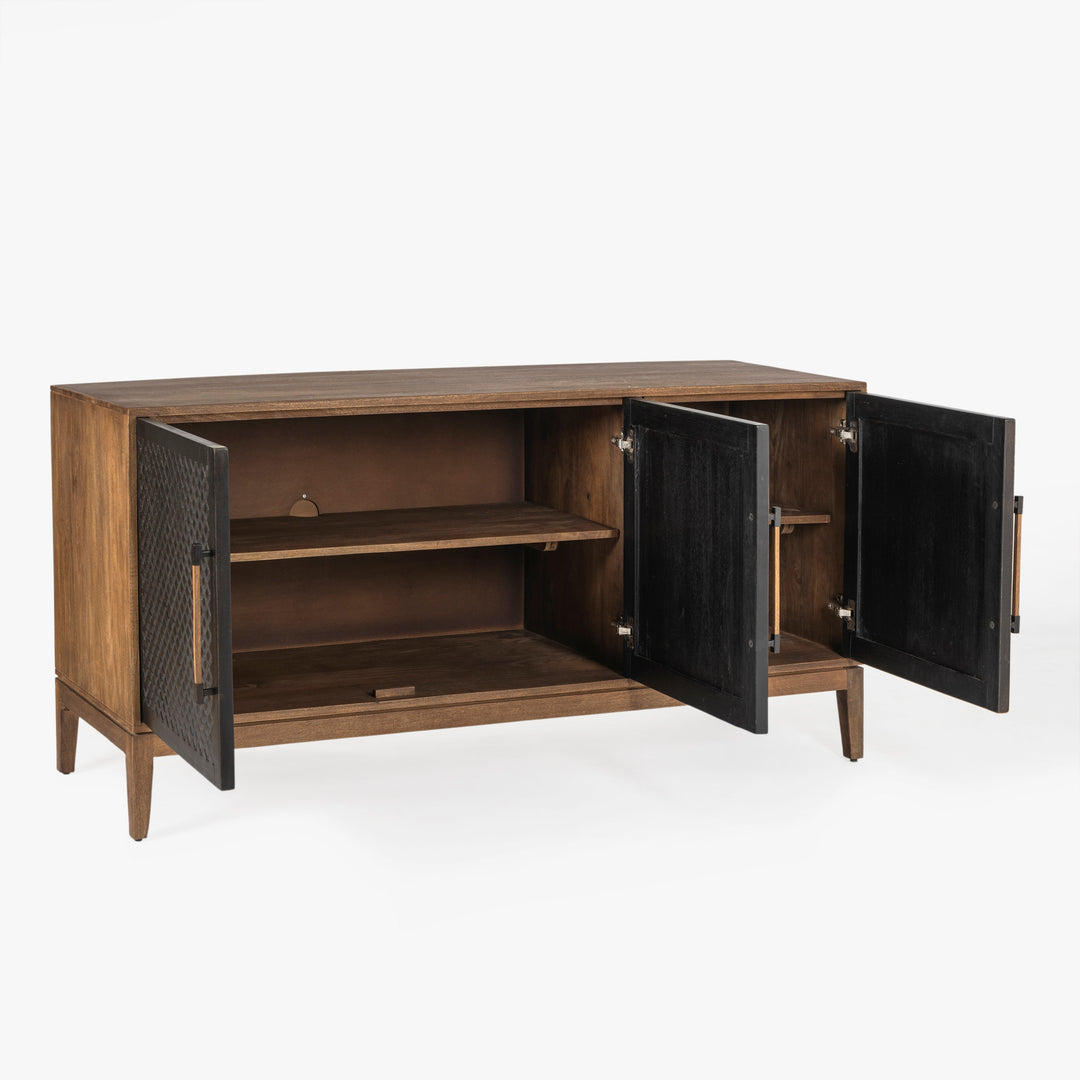 Co.House Naya Solid Wood Carved Cabinet
