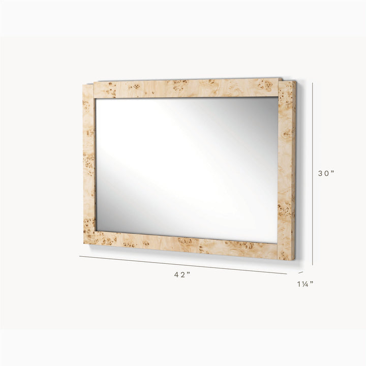 Co.House Wesley Burl Wall Mirror