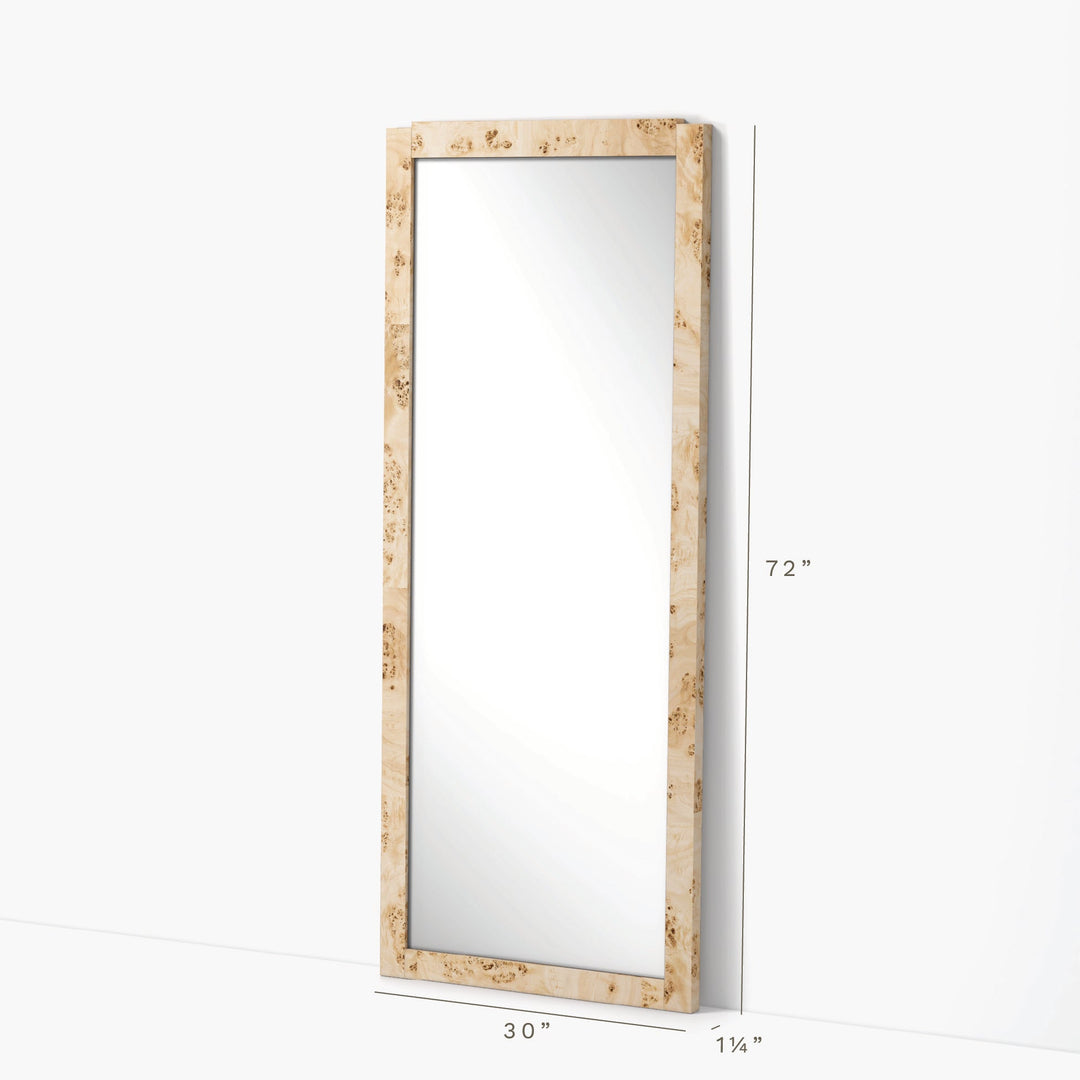 Co.House Wesley Burl Floor Mirror
