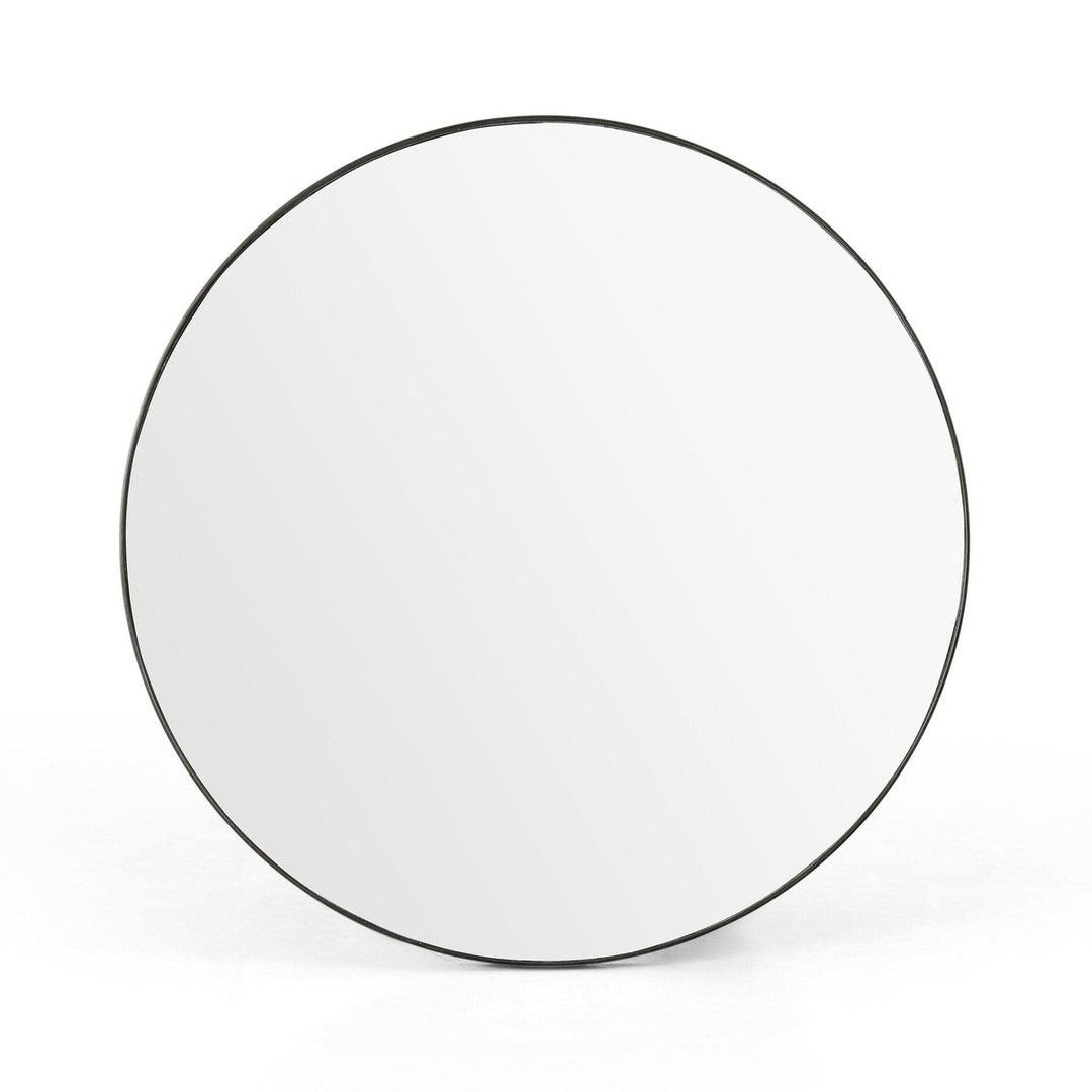 Bellevue Round Mirror - Rustic Black