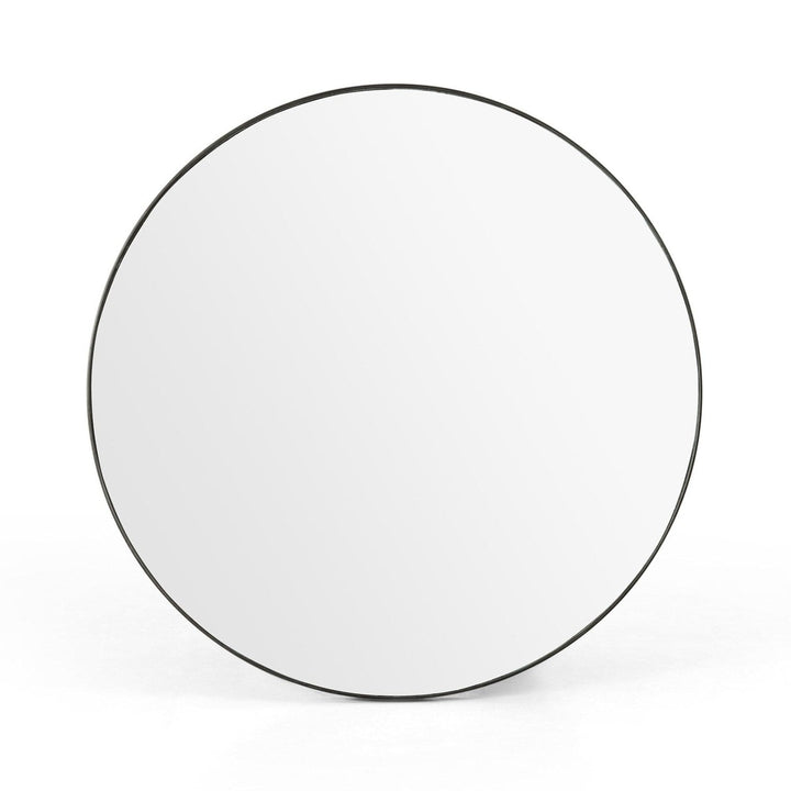 Bellevue Round Mirror - Rustic Black