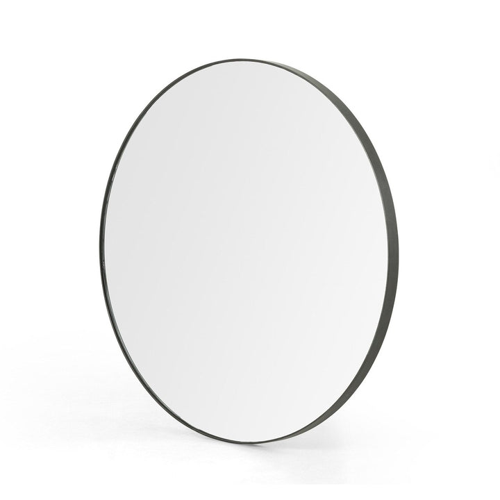 Bellevue Round Mirror - Rustic Black