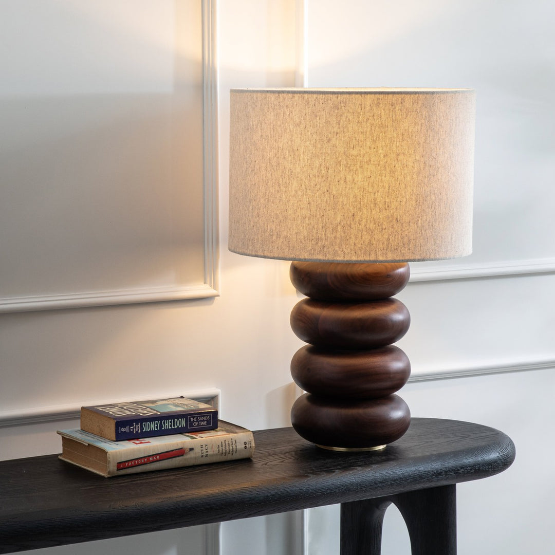 Sandia Lamp - Walnut