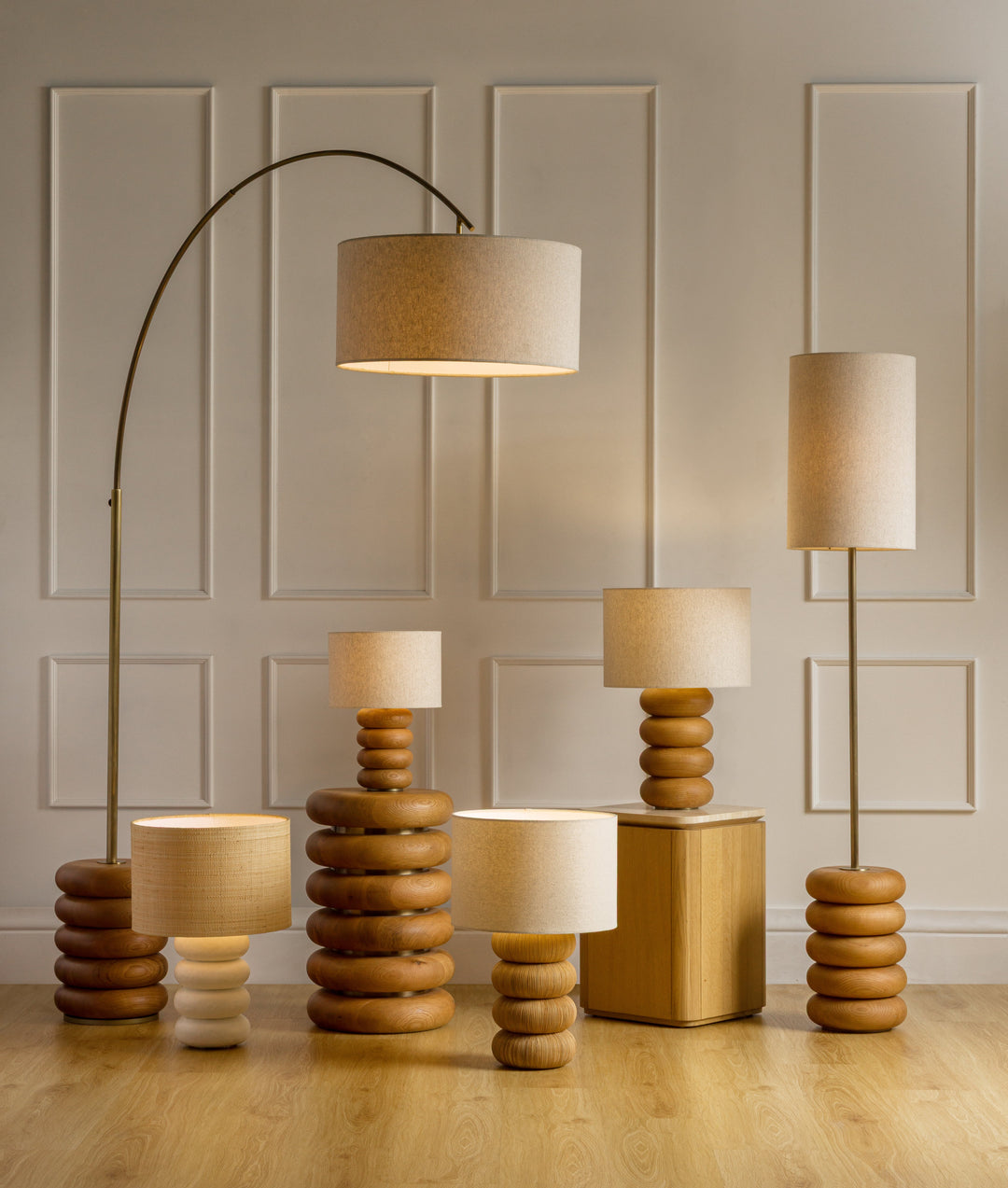 Co.House Sandia Oak Wood Table Lamp