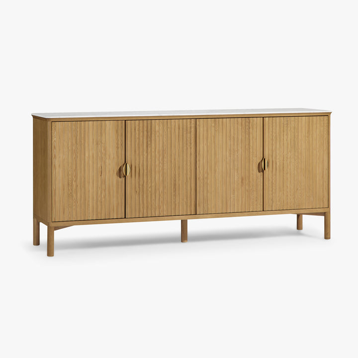 Co.House Olive 4-door Oak Buffet