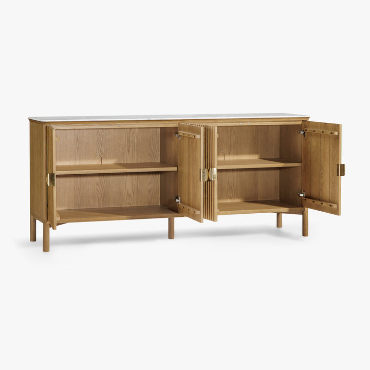 Co.House Olive 4-door Oak Buffet