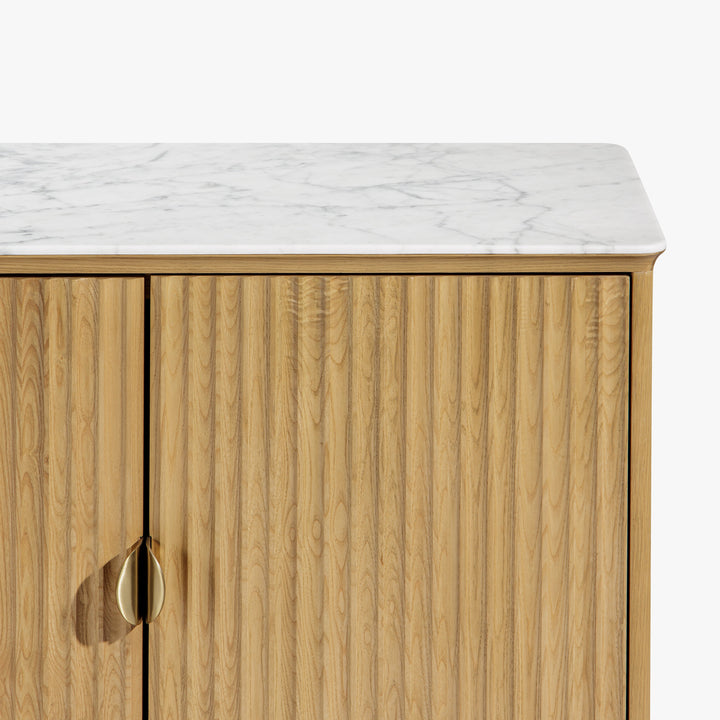 Co.House Olive 4-door Oak Buffet