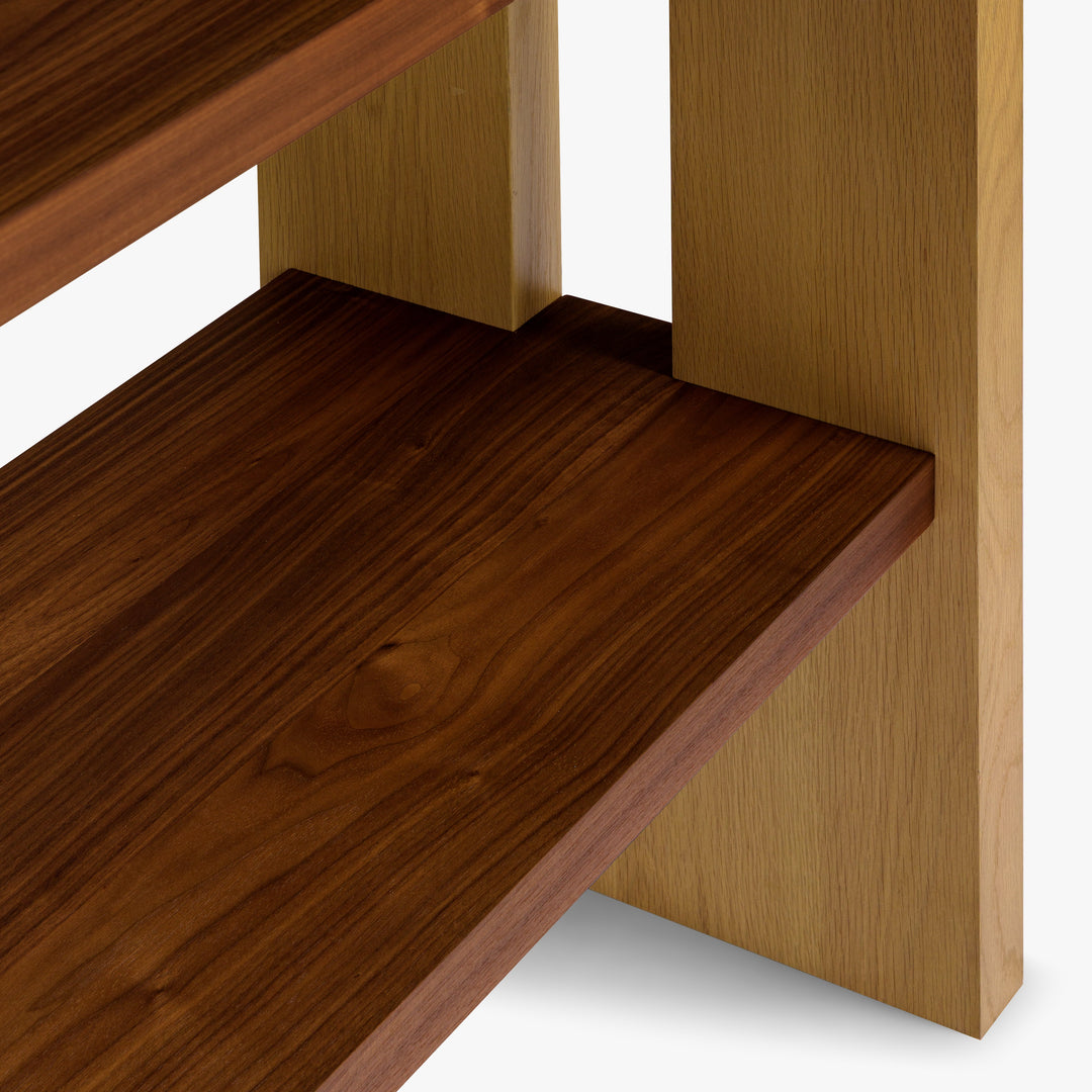 Co.House Leo Oak & Walnut Bookcase